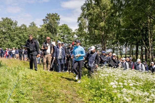 240607 Linn Grant or Sweden during the second round of the 2024 Scandinavian Mixed Golf Tournament on June 7, 2024 in Helsingborg Photo Petter Arvidson BILDBYRAN kod PA PA0827 golf scandinavian mixed bbeng volvo car scandinavian mixed  Copyright: PETTERxARVIDSON BB240607PA108