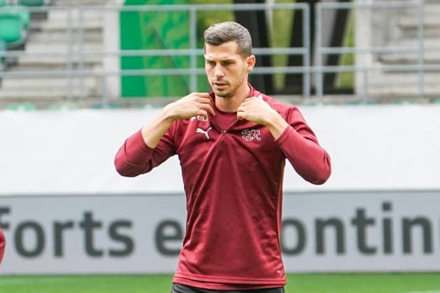 Football St Gallen, Switzerland National team Switzerland training before the last test match against Austria at Kybunpark SUI, AUT, friendly match, UEFA EURO 2024, Nati Suisse Remo Freuler St Gallen Kybunpark Switzerland Copyright: xJoeranxSteinsiekx