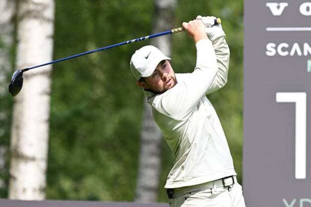 HELSINGBORG, SWEDEN 20240607 Alex Fitzpatrick England during the second day of the Volvo Car Scandinavian Mixed on the Tournament Course at Vasatorps Golfklubb outside Helsingborg HELSINGBORG SWEDEN x10030x  Copyright: xJonasxEkströmer TTx VOLVO CAR SCANDINAVIAN MIXED