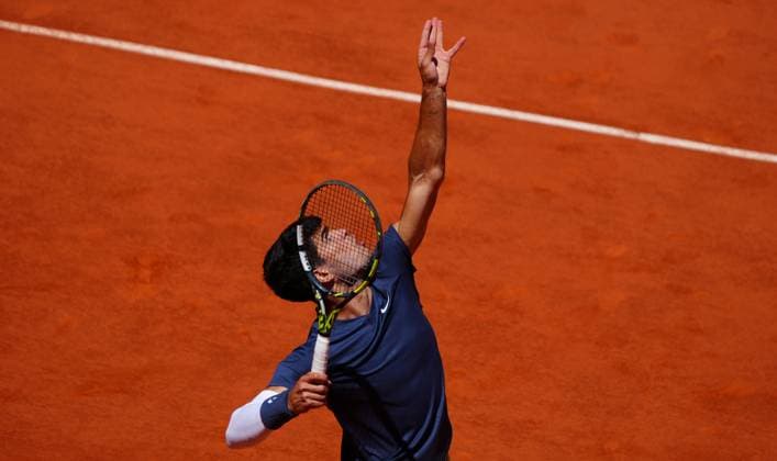Tennis, French Open, semi-final, Carlos Alcaraz - Jannik Sinner