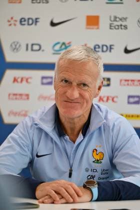 Didier Deschamps Entraineur Equipe de France Football Quentin reix PHOTOPQR ECHO REPUBLICAIN ; ; 07 06 2024 ; Didier Deschamps Entraineur Equipe de France Football Interview face a la PQR Ã Clairefontaine avant l Euro 2024 07 06 2024 Photo : Quentin Reix - Didier Deschamps Coach of the French Football Team press conference, PK, Pressekonferenz June 7th 2024 Clairefontaine, France France  Copyright: xPHOTOPQR ECHOxREPUBLICAIN MAXPPPxQuentinxreixx 20240607ECH4366 20240607ECH4366