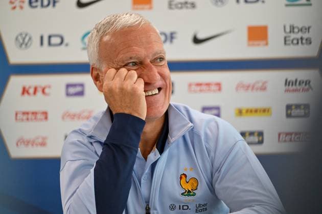 Sport Bilder des Tages Didier Deschamps Entraineur Equipe de France Football Quentin reix PHOTOPQR ECHO REPUBLICAIN ; ; 07 06 2024 ; Didier Deschamps Entraineur Equipe de France Football Interview face a la PQR Ã Clairefontaine avant l Euro 2024 07 06 2024 Photo : Quentin Reix - Didier Deschamps Coach of the French Football Team press conference, PK, Pressekonferenz June 7th 2024 Clairefontaine, France France  Copyright: xPHOTOPQR ECHOxREPUBLICAIN MAXPPPxQuentinxreixx 20240607ECH4372 20240607ECH4372