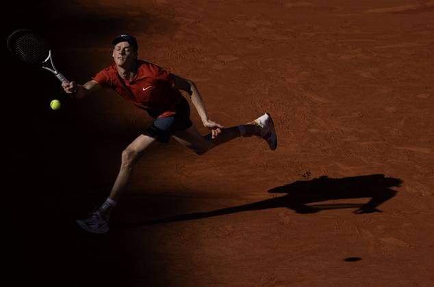 Jannik Sinner of Italy in action French Open Tennis, Day 13, Tennis, Roland Garros, Paris, France - 07 June 2024  Copyright: xEllaxLing Shutterstockx 14523807bl