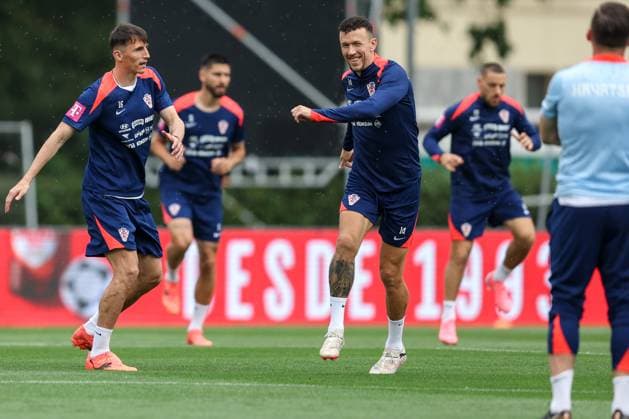 Training of the Croatian football team Ivan Perisic during the Training of the Croatian football team ahead of tomorrow s friendly match against Portugal at the Nacionale stadium in Lisbon, Portugal June 7, 2024 IgorxKralj PIXSELL