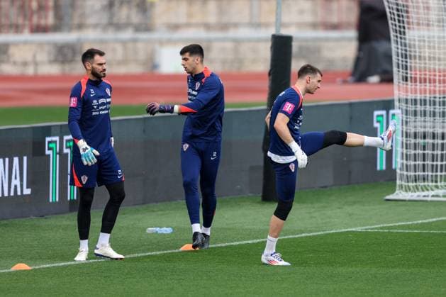 Training of the Croatian football team Dominik Livakovic during the Training of the Croatian football team ahead of tomorrow s friendly match against Portugal at the Nacionale stadium in Lisbon, Portugal June 7, 2024 IgorxKralj PIXSELL