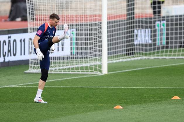 Training of the Croatian football team Dominik Livakovic during the Training of the Croatian football team ahead of tomorrow s friendly match against Portugal at the Nacionale stadium in Lisbon, Portugal June 7, 2024 IgorxKralj PIXSELL