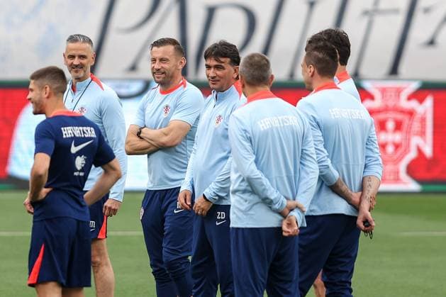 Training of the Croatian football team Zaltko Dalic during the Training of the Croatian football team ahead of tomorrow s friendly match against Portugal at the Nacionale stadium in Lisbon, Portugal June 7, 2024 IgorxKralj PIXSELL