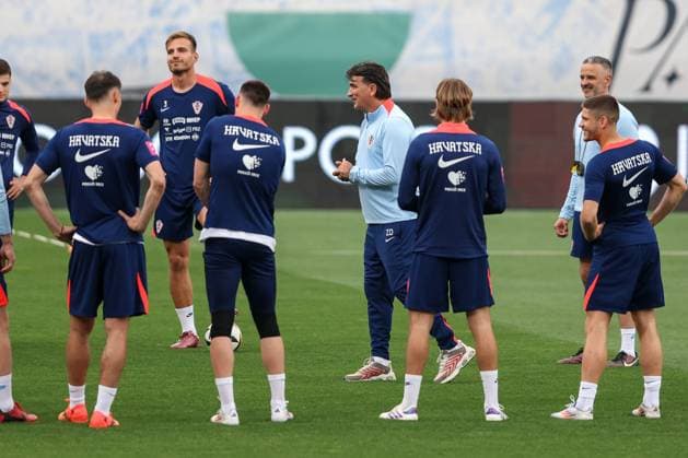 Training of the Croatian football team Zaltko Dalic during the Training of the Croatian football team ahead of tomorrow s friendly match against Portugal at the Nacionale stadium in Lisbon, Portugal June 7, 2024 IgorxKralj PIXSELL