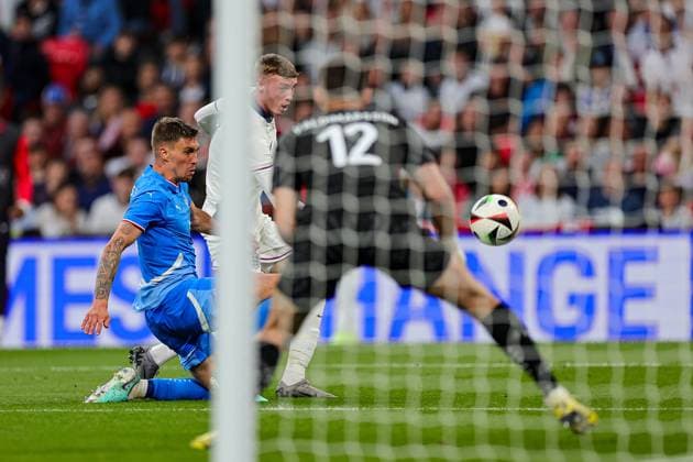England v Iceland Friendly 07 06 2024. International Cole Palmer of England shoots towards the goal during the Friendly match between England and Iceland at Wembley Stadium, London, England on 7 June 2024. Editorial use only , Copyright: xNigelxKeenex PSI-19807-0018