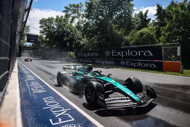 14 ALONSO Fernando (spa), Aston Martin F1 Team AMR24, action during the Formula 1 AWS Grand Prix du Canada 2024, 9th round of the 2024 Formula One World Championship, WM, Weltmeisterschaft from June 07 to 09, 2024 on the Circuit Gilles Villeneuve, in MontrÃ al, Canada - F1 - CANADIAN GRAND PRIX 2024 DPPI Panoramic  240607_R09_CANADA_DP_XB5_9996