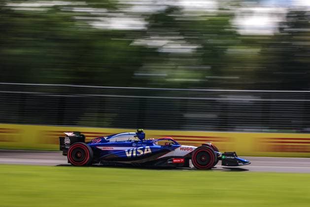 22 TSUNODA Yuki (jap), Visa Cash App RB F1 Team VCARB 01, action during the Formula 1 AWS Grand Prix du Canada 2024, 9th round of the 2024 Formula One World Championship, WM, Weltmeisterschaft from June 07 to 09, 2024 on the Circuit Gilles Villeneuve, in MontrÃ al, Canada - F1 - CANADIAN GRAND PRIX 2024 DPPI Panoramic  240607_R09_CANADA_DP_XB5_0188