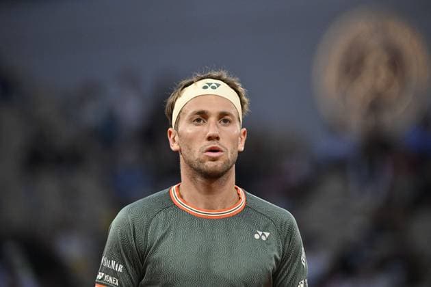 Tennis : Roland Garros 2024 - France - Casper Ruud - Norvege Tennis : Roland Garros 2024 - France - 07 06 2024 ChrysleneCaillaud Panoramic 