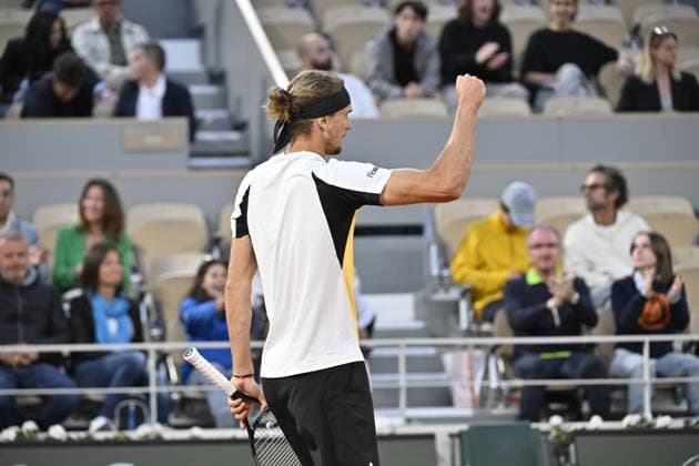 Tennis : Roland Garros 2024 - France - Alexander Zverev - Allemagne Tennis : Roland Garros 2024 - France - 07 06 2024 ChrysleneCaillaud Panoramic 