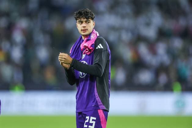 07 06 2024, Football, Season 2023 2024, European Qualifiers, International match, Germany Greece, Aleksandar Pavlovic Germany Mönchengladbach Borussia Park NRW Germany xRHR PHOTO TRx Copyright: TimxRehbein RHR-FOTOx RHR-FOTO TR