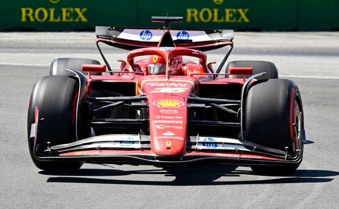 June 7, 2024, Montreal, Pq, Canada: Ferrari driver Charles Leclerc of Monaco steers his car at the hairpin during the first practice session , Friday, June 7, 2024 at the Canadian Grand Prix in Montreal. Charles Leclerc........  - ZUMAc35_ 20240607_zaf_c35_119 Copyright: xJacquesxBoissinotx