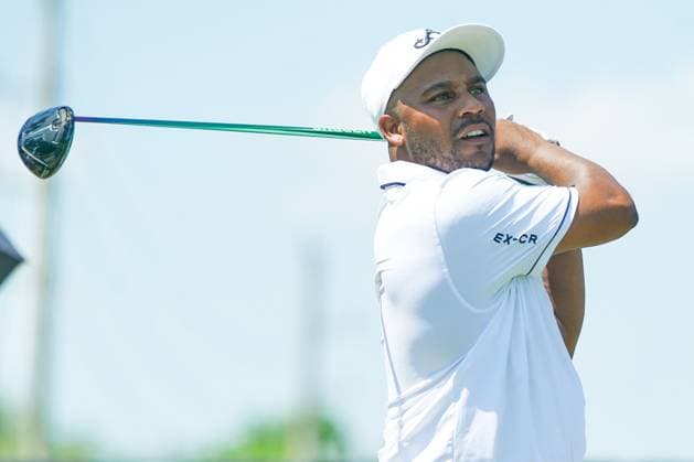 June 7, 2024, Humble, Texas, USA: Harold Varner III of 4Aces tees off the first hole during the 2024 LIV Golf Houston at Golf Club of Houston. Humble USA - ZUMAw109 20240607_fap_w109_027 Copyright: xDebbyxWongx