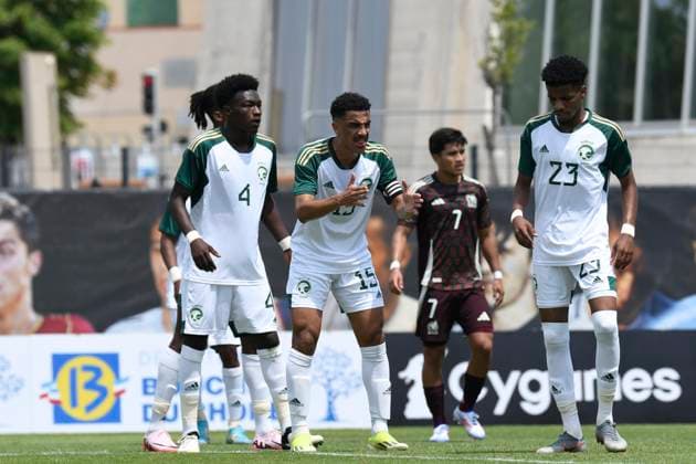 Mexique Vs Arabie Saoudite FOOTBALL : Festival International Espoirs - Tournoi Maurice Revello - 07 06 2024 WilliamCannarella Panoramic 