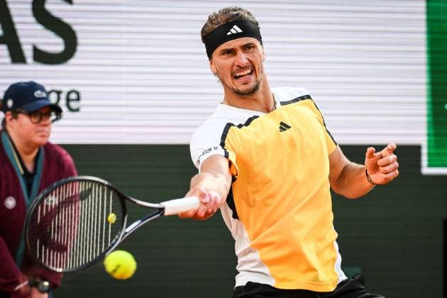 June 7, 2024, Paris, France, France: Alexander ZVEREV of Germany during the thirteenth day of Roland-Garros 2024, French Open 2024, Grand Slam tennis tournament at the Roland-Garros Stadium on June 07, 2024 in Paris, France. Paris France - ZUMAm308 20240607_zsp_m308_027 Copyright: xMatthieuxMirvillex