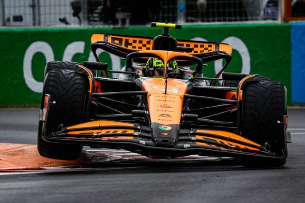 Sport Bilder des Tages 04 NORRIS Lando (gbr), McLaren F1 Team MCL38, action during the Formula 1 AWS Grand Prix du Canada 2024, 9th round of the 2024 Formula One World Championship, WM, Weltmeisterschaft from June 07 to 09, 2024 on the Circuit Gilles Villeneuve, in MontrÃ al, Canada - F1 - CANADIAN GRAND PRIX 2024 DPPI Panoramic  240607_R09_CANADA_DP_FGOO2831