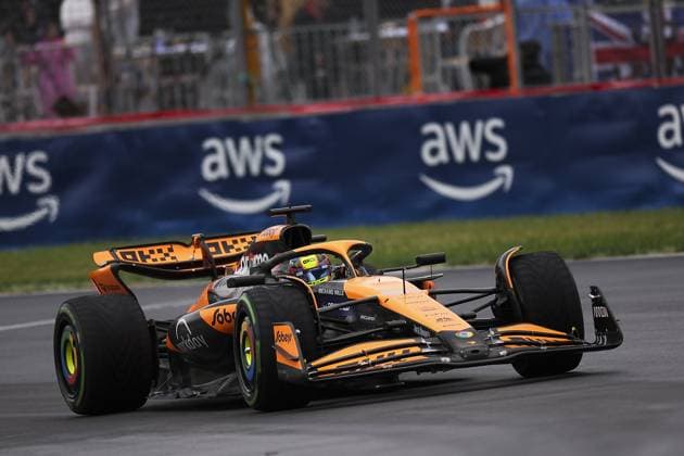 81 PIASTRI Oscar (aus), McLaren F1 Team MCL38, action during the Formula 1 AWS Grand Prix du Canada 2024, 9th round of the 2024 Formula One World Championship, WM, Weltmeisterschaft from June 07 to 09, 2024 on the Circuit Gilles Villeneuve, in MontrÃ al, Canada - F1 - CANADIAN GRAND PRIX 2024 DPPI Panoramic  240608_R09_CANADA_DP_EA010555