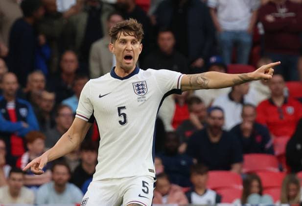 England v Iceland - International Friendly, Länderspiel, Nationalmannschaft John Stones (Manchester City) of England is playing during the International Friendly between England and Iceland at Wembley Stadium in London, England, on June 7, 2024. London England United Kingdom  Copyright: xActionxFotoxSportx originalFilename:galvin-englanda240607_npups.jpg