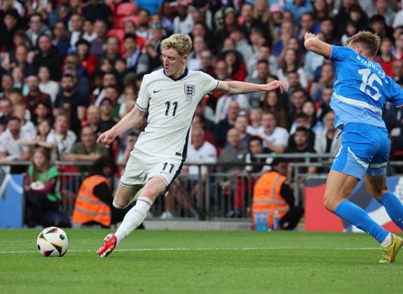 England v Iceland - International Friendly, Länderspiel, Nationalmannschaft Anthony Gordon of Newcastle is playing for England during an international friendly against Iceland at Wembley Stadium in London, England, on June 7, 2024. London England United Kingdom  Copyright: xActionxFotoxSportx originalFilename:galvin-englanda240607_npamD.jpg
