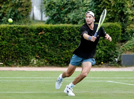 08 06 2024, Boss Open 2024, ATP Tour 250, TC Weissenhof Stuttgart, Tennis, Sport, in the picture Jan Lennard Struff GER trains at Boss Open 2024