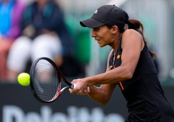 Rothesay Open Nottingham Day One Naiktha Bains (GBR) in the Qualifying Round of the Rothesay Open Nottingham Day One at Lexus Nottingham Tennis Centre, Nottingham Copyright: xAndyxSumnerx FIL-20255-0064 UK Newspapers OUT