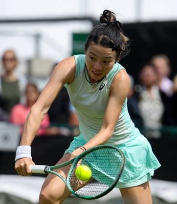 Rothesay Open Nottingham Day One Ye-XIN MA (CHN) in the Qualifying Round of the Rothesay Open Nottingham Day One at Lexus Nottingham Tennis Centre, Nottingham Copyright: xAndyxSumnerx FIL-20255-0080 UK Newspapers OUT