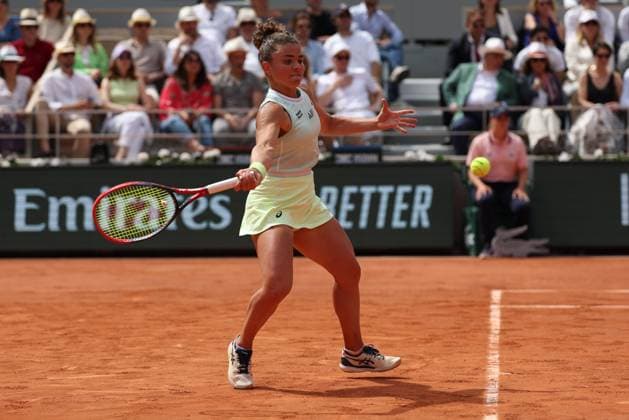 ROLAND GARROS 2024 Thierry Larret Maxppp. Tennis. Roland Garros 2024. Internationaux de France de tennis. Stade Roland Garros, Paris (75). Le 8 juin 2024. Finale Femmes : Court Philippe Chatrier : Iga SWIATEK (POL) vs Jasmine PAOLINI (ITA). PARIS (75) STADE ROLAND GARROS PARIS ILE DE FRANCE FRANCE  Copyright: xThierryxLarret MAXPPPxThierryxLarretx TL_20240608_0026 0535346213st
