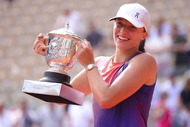 Iga Swiatek, POL, after final of 2024 French Open at Roland Garros, Paris, 08 06 2024