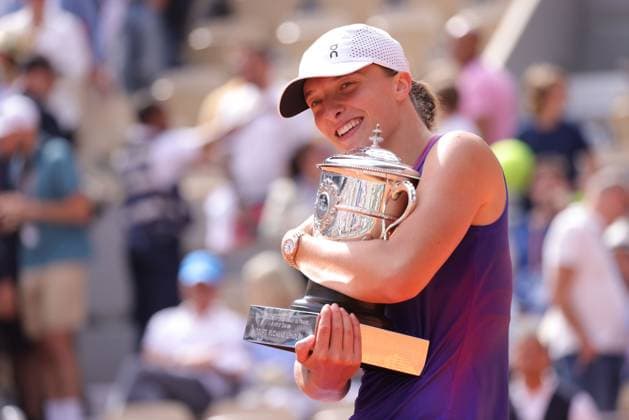 Iga Swiatek, POL, after final of 2024 French Open at Roland Garros, Paris, 08 06 2024