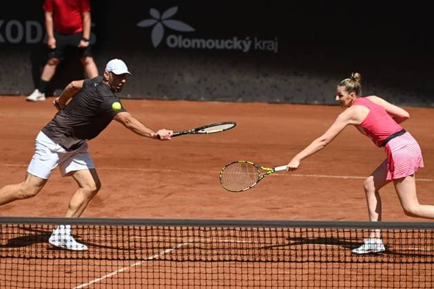 Tennis, ATP Challenger Tour, UniCredit Czech Open in Prostejov, Showmatch