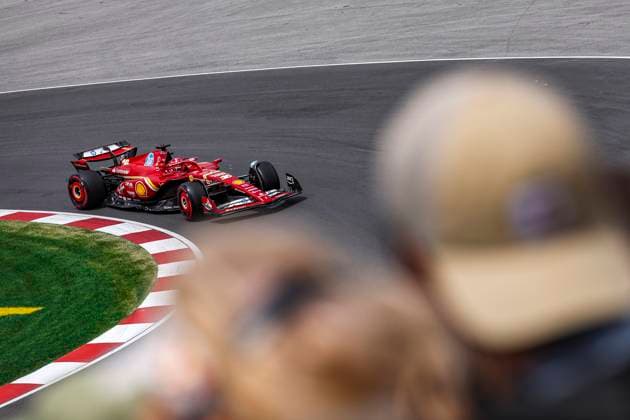 16 LECLERC Charles (mco), Scuderia Ferrari SF-24, action during the Formula 1 AWS Grand Prix du Canada 2024, 9th round of the 2024 Formula One World Championship, WM, Weltmeisterschaft from June 07 to 09, 2024 on the Circuit Gilles Villeneuve, in MontrÃ al, Canada - F1 - CANADIAN GRAND PRIX 2024 DPPI Panoramic  240608_R09_CANADA_DP_EA013675