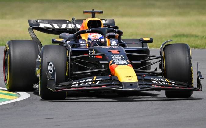 June 8, 2024, Montreal, Pq, Canada: Red Bull Racing driver Max Verstappen of the Netherlands drives through the Senna corner during the third practice session at the Formula One Canadian Grand Prix in Montreal, Saturday, June 8, 2024. Max Verstappen,  - ZUMAc35_ 20240608_zaf_c35_004 Copyright: xGrahamxHughesx