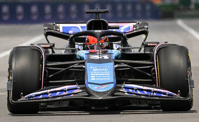 June 8, 2024, Montreal, Pq, Canada: Alpine driver Esteban Ocon of France drives through the Senna corner during the third practice session at the Formula One Canadian Grand Prix in Montreal, Saturday, June 8, 2024. Esteban Ocon,  - ZUMAc35_ 20240608_zaf_c35_019 Copyright: xGrahamxHughesx