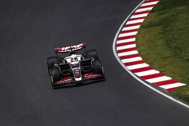 20 MAGNUSSEN Kevin (den), Haas F1 Team VF-24 Ferrari, action during the Formula 1 AWS Grand Prix du Canada 2024, 9th round of the 2024 Formula One World Championship, WM, Weltmeisterschaft from June 07 to 09, 2024 on the Circuit Gilles Villeneuve, in MontrÃ al, Canada - F1 - CANADIAN GRAND PRIX 2024 DPPI Panoramic  240608_R09_CANADA_DP_EA021023