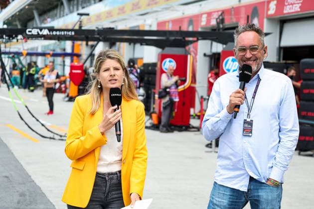 MONTAGNY Franck (fra), TV presenter of Canal+, portrait, during the Formula 1 AWS Grand Prix du Canada 2024, 9th round of the 2024 Formula One World Championship, WM, Weltmeisterschaft from June 07 to 09, 2024 on the Circuit Gilles Villeneuve, in MontrÃ al, Canada - F1 - CANADIAN GRAND PRIX 2024 DPPI Panoramic  240608_R09_CANADA_DP_FGOO3881