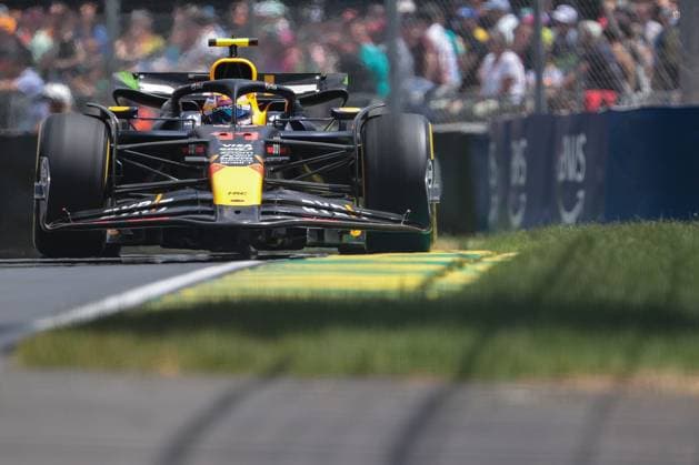11 Sergio PÃ rez mex Oracle Red Bull Racing aut Red Bull RB20 Honda RBPT, during the 2024 Formula 1 Canadian Grand Prix, 9th round of the 2024 Formula 1 World Championship from June 7 to 9, 2024 at the Gilles Villeneuve Circuit in Montreal Montreal Circuit Gilles Villeneuve Canada Canada Copyright: xJustPictures.ch PhilippexNanchinox jp-en-EuSpIm-PN4_F1_Canada_08Jun2024_MT034