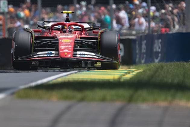 55 Carlos Sainz esp Scuderia Ferrari ita Ferrari SF 243, during the 2024 Formula 1 Canadian Grand Prix, 9th round of the 2024 Formula 1 World Championship from June 7 to 9 2024 at Gilles Villeneuve Circuit in Montreal Montreal Circuit Gilles Villeneuve Canada Canada Copyright: xJustPictures.ch PhilippexNanchinox jp-en-EuSpIm-PN4_F1_Canada_08Jun2024_MT035