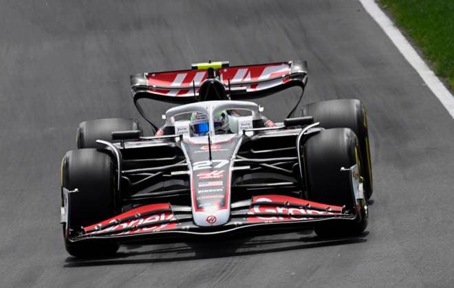 June 8, 2024, Montreal, Pq, Canada: Haas driver Nico Hulkenberg of Germany races to the hairpin turn during the third practice session, Saturday, June 8, 2024 at the Canadian Grand Prix in Montreal. Nico Hulkenberg  - ZUMAc35_ 20240608_zaf_c35_085 Copyright: xJacquesxBoissinotx