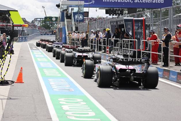 08 06 2024, Circuit Gilles Villeneuve, Montreal, FORMULA 1 AWS GRAND PRIX DU CANADA 2024 , in the picture Pierre Gasly FRA , Alpine F1 Team, Esteban Ocon FRA , Alpine F1 Team, Lewis Hamilton GBR , Mercedes AMG Petronas Formula One Team Defodi 506 20240608 hbr 0233 Defodi-506