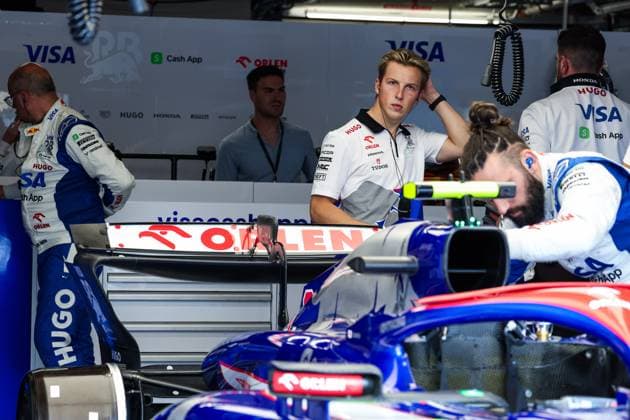 LAWSON Liam (nzl), Visa Cash App RB F1 Team Reserve Driver, portrait during the Formula 1 AWS Grand Prix du Canada 2024, 9th round of the 2024 Formula One World Championship, WM, Weltmeisterschaft from June 07 to 09, 2024 on the Circuit Gilles Villeneuve, in MontrÃ al, Canada - F1 - CANADIAN GRAND PRIX 2024 DPPI Panoramic  240608_R09_CANADA_DP_FGOO5201