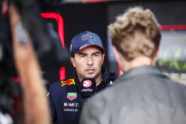 PEREZ Sergio (mex), Red Bull Racing RB20, portrait during the Formula 1 AWS Grand Prix du Canada 2024, 9th round of the 2024 Formula One World Championship, WM, Weltmeisterschaft from June 07 to 09, 2024 on the Circuit Gilles Villeneuve, in MontrÃ al, Canada - F1 - CANADIAN GRAND PRIX 2024 DPPI Panoramic  240608_R09_CANADA_DP_EA015579