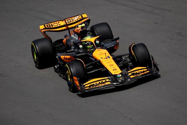 04 NORRIS Lando (gbr), McLaren F1 Team MCL38, action during the Formula 1 AWS Grand Prix du Canada 2024, 9th round of the 2024 Formula One World Championship, WM, Weltmeisterschaft from June 07 to 09, 2024 on the Circuit Gilles Villeneuve, in MontrÃ al, Canada - F1 - CANADIAN GRAND PRIX 2024 DPPI Panoramic  240608_R09_CANADA_DP_EA021083