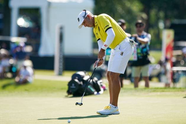 June 8, 2024, Humble, Texas, USA: Sergio Garcia of Fireballs putts the 18th green during the second round of the 2024 LIV Golf Houston at Golf Club of Houston. Humble USA - ZUMAw109 20240608_fap_w109_033 Copyright: xDebbyxWongx