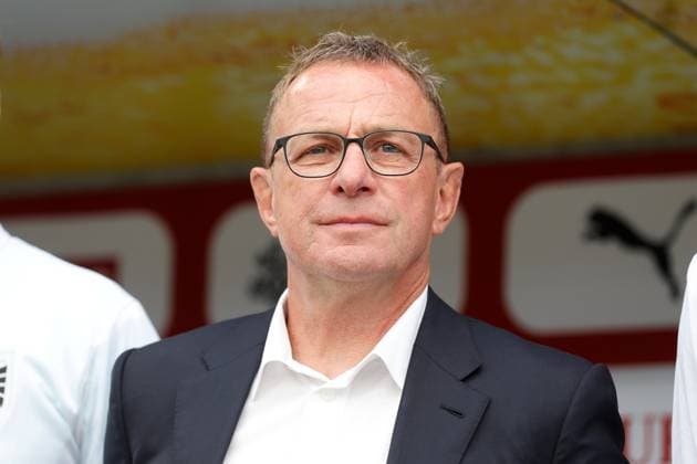 Switzerland Austria Coach Ralf Rangnick Austria 08 06 2024 Kybunpark St Gallen , SWITZERLAND, Season 2023 2024 Men Soccer Friendly Match Switzerland Austria Coach Ralf Rangnick Austria