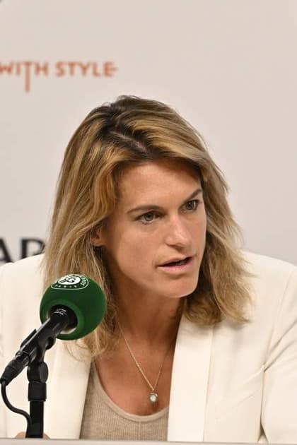Tennis, French Open, Press conference with Amelie Mauresmo