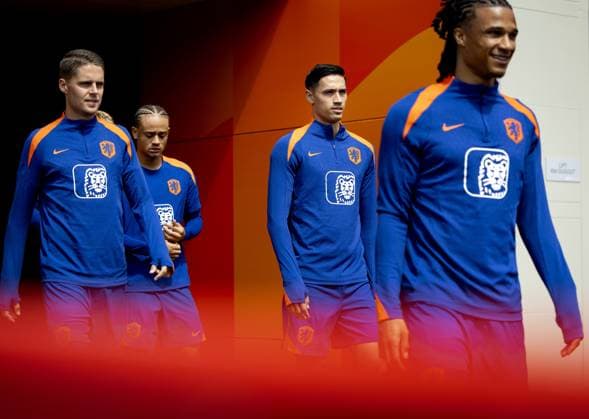 ZEIST - Joey Veerman, Xavi Simons, Tijjani Reijnders and Nathan Ake during a training session of the Dutch national team, Nationalteam at the KNVB Campus on June 9, 2024 in Zeist, the Netherlands. The Dutch national team is preparing for the European Football Championship in Germany. ANP KOEN VAN WEEL UEFA EURO, EM, Europameisterschaft,Fussball 2024 Germany 2024 xVIxANPxSportx xxANPxIVx 500680270 originalFilename: 500680270.jpg