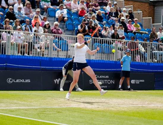 Alison Van Uytvanck from Belgium Lexus Surbiton Trophy, Day 7, Tennis, Surbiton Racket & Fitness Club, London, UK - 09 June 2024  Copyright: xDavexShopland Shutterstockx 14526576ac